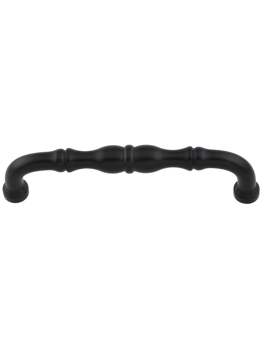Phineas Cabinet Pull - 4 inch Center-to-Center in Flat Black.